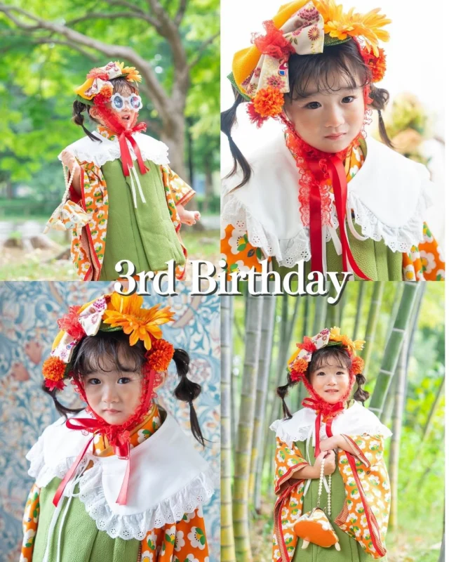 はじめてのお着物にちょっと照れたり、にっこり笑ったり☺️
3歳ならではの可愛い瞬間がいっぱい✨️

「小さいうちに残しておいて良かった！」と
パパママからも人気の記念日🌟

📢12月平日限定キャンペーン開催📢
スタジオ＆ロケW撮影キャンペーン🙌

【内容】
2ヶ所目撮影代無料(通常￥11,000)
七五三プラン料金でスタジオと洞峰公園両方撮影できちゃいます📸

※公園使用料￥530はご負担頂く形になります

【期間】
2025年12月1日～12月28日※平日のみ

⟡.· ┈┈┈┈┈┈┈┈┈┈⟡.·

ハイカラスタヂオご利用方法

①ご予約＆お問合せ
⭐️お電話 029-850-3890
⭐️公式LINE
⭐️予約、問い合わせフォー厶(@haikara_753ハイライト〈📷予約方法〉)

からご予約＆お問合せ📞
お衣装の試着や打ち合わせも無料で承っております👘
※tsukuba.cache2@gmail.comのメールを受信できるよう事前にご確認をお願いします

②ご来館
③データ＆アルバム等の受け取り
アルバム等の商品はご自宅へ郵送でお届けいたします📮
撮影当日に《よく出来ましたカット10枚》をLINEにてお渡しさせて頂きます✨️

@haikara_753
茨城県つくば市二の宮2-17-10 パークサイド洞峰A号
open平日/11:00~18:30
closed火曜

 #ハイカラスタヂオ  #七五三